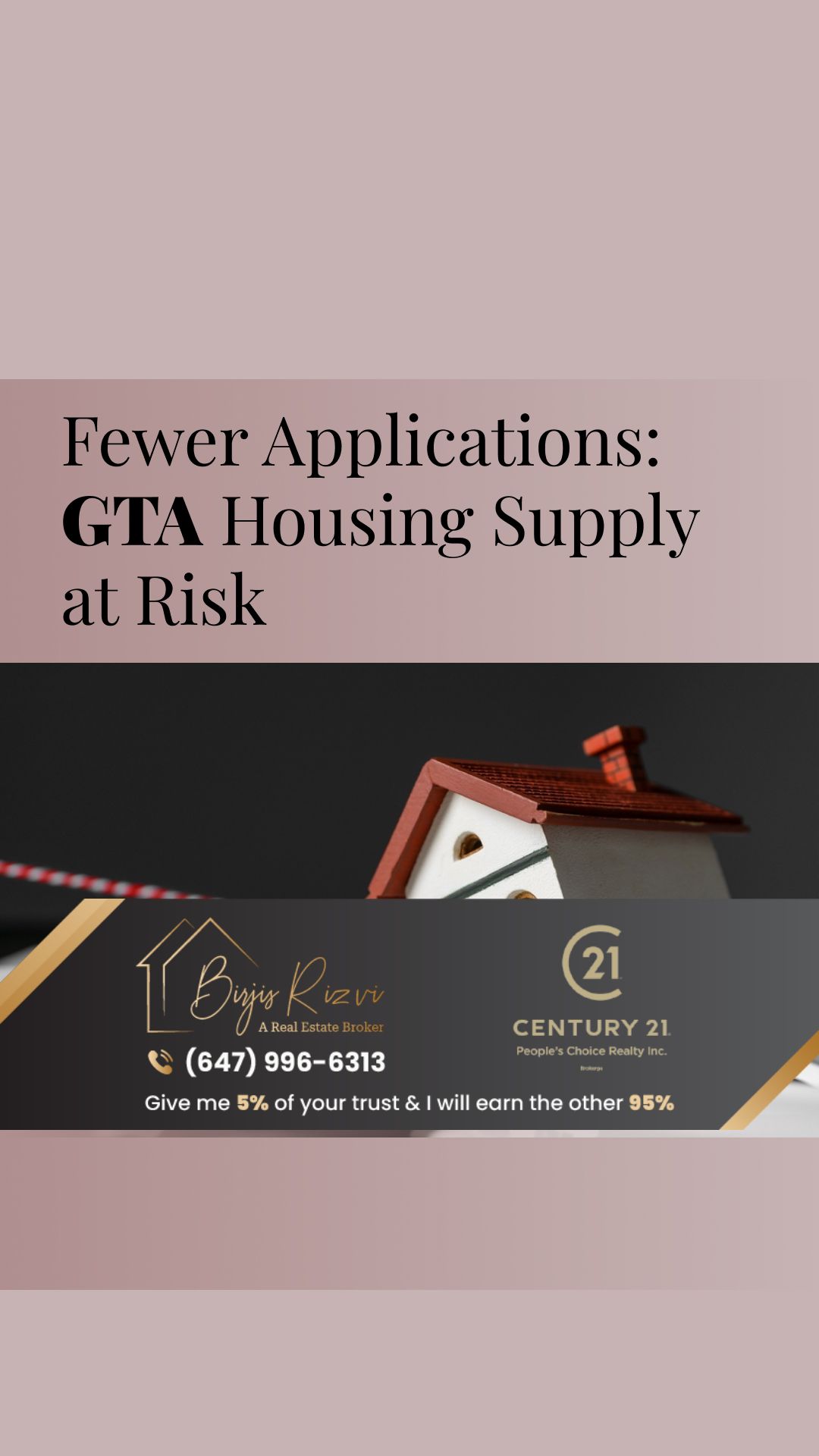Fewer Applications: GTA Housing Supply at Risk