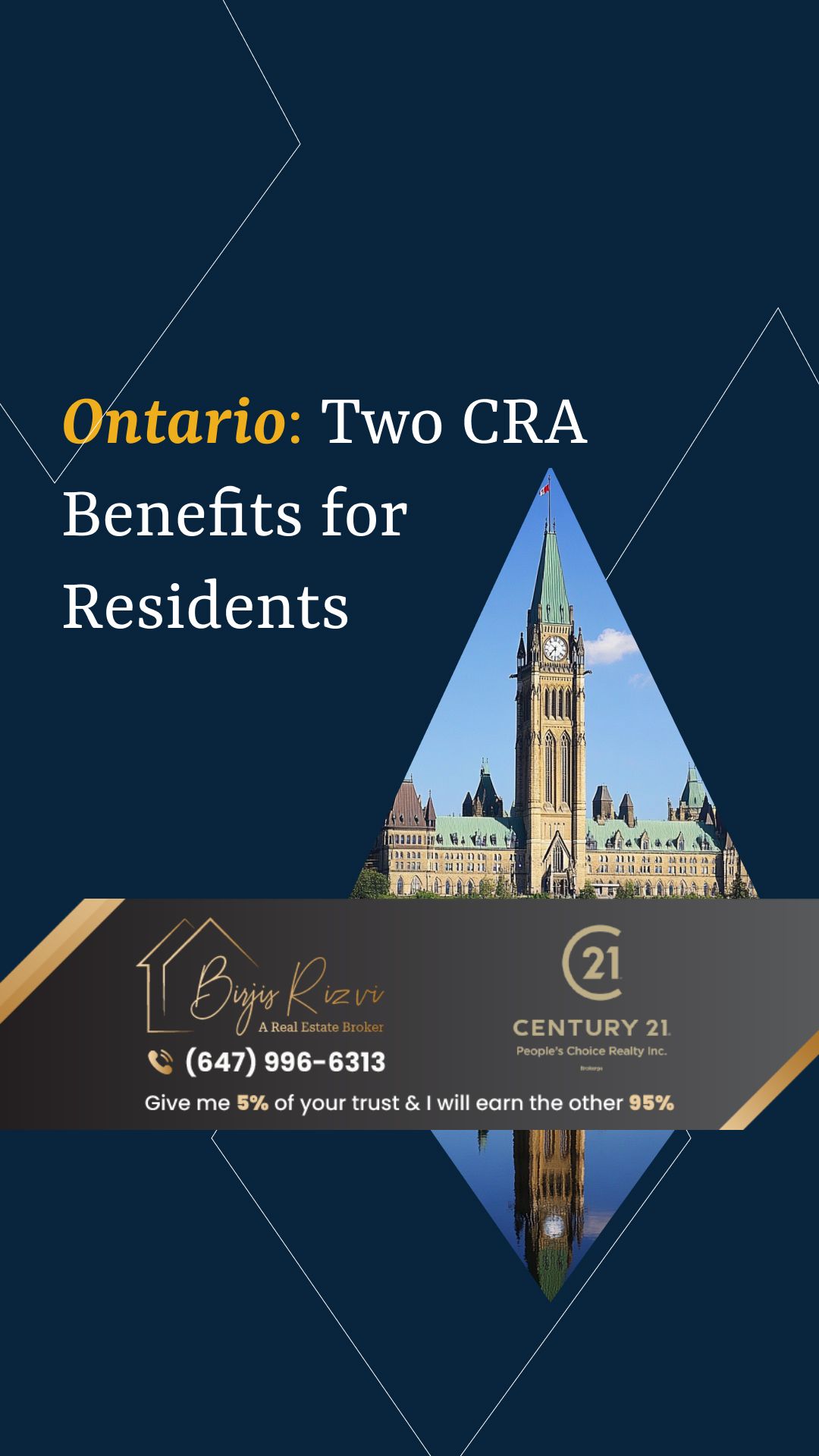 Ontario: Two CRA Benefits Coming for Residents