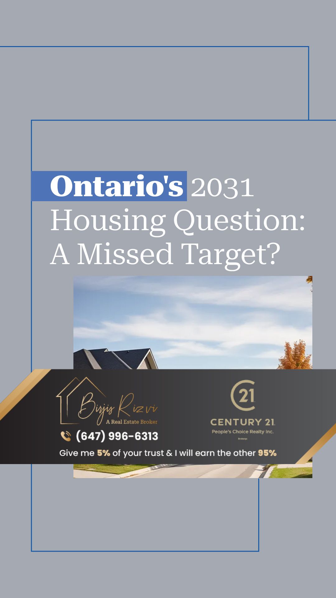 Ontario’s 2031 Housing Question: A Missed Target?