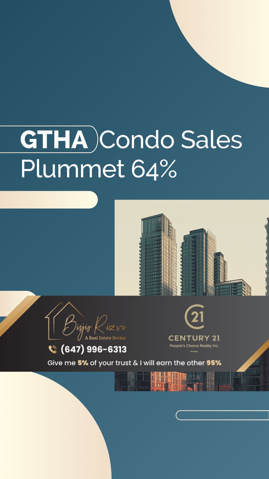 GTHA Condo Sales Plummet 64%