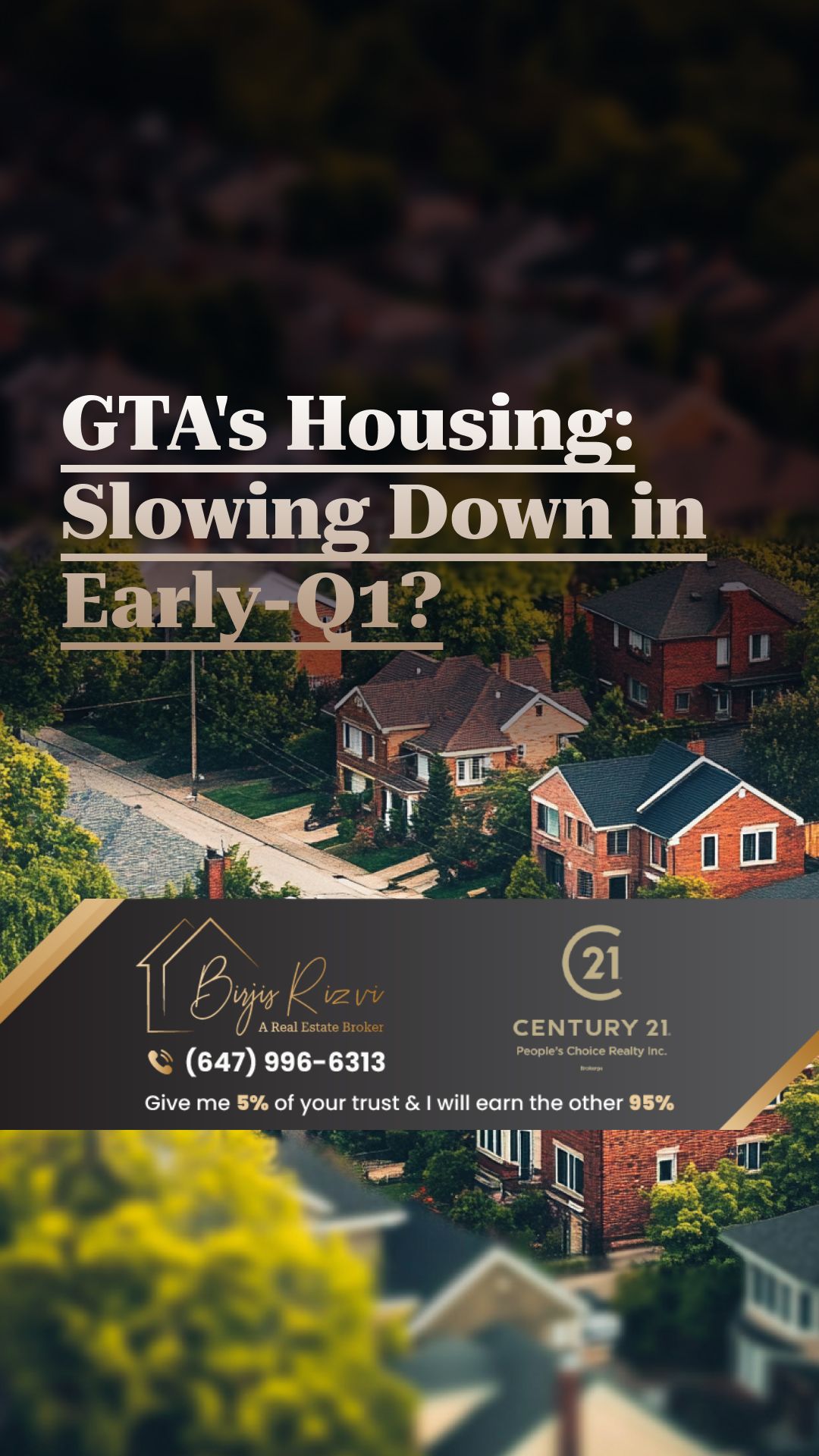 Is GTA’s Housing Market Slowing Down in Early-Q1?