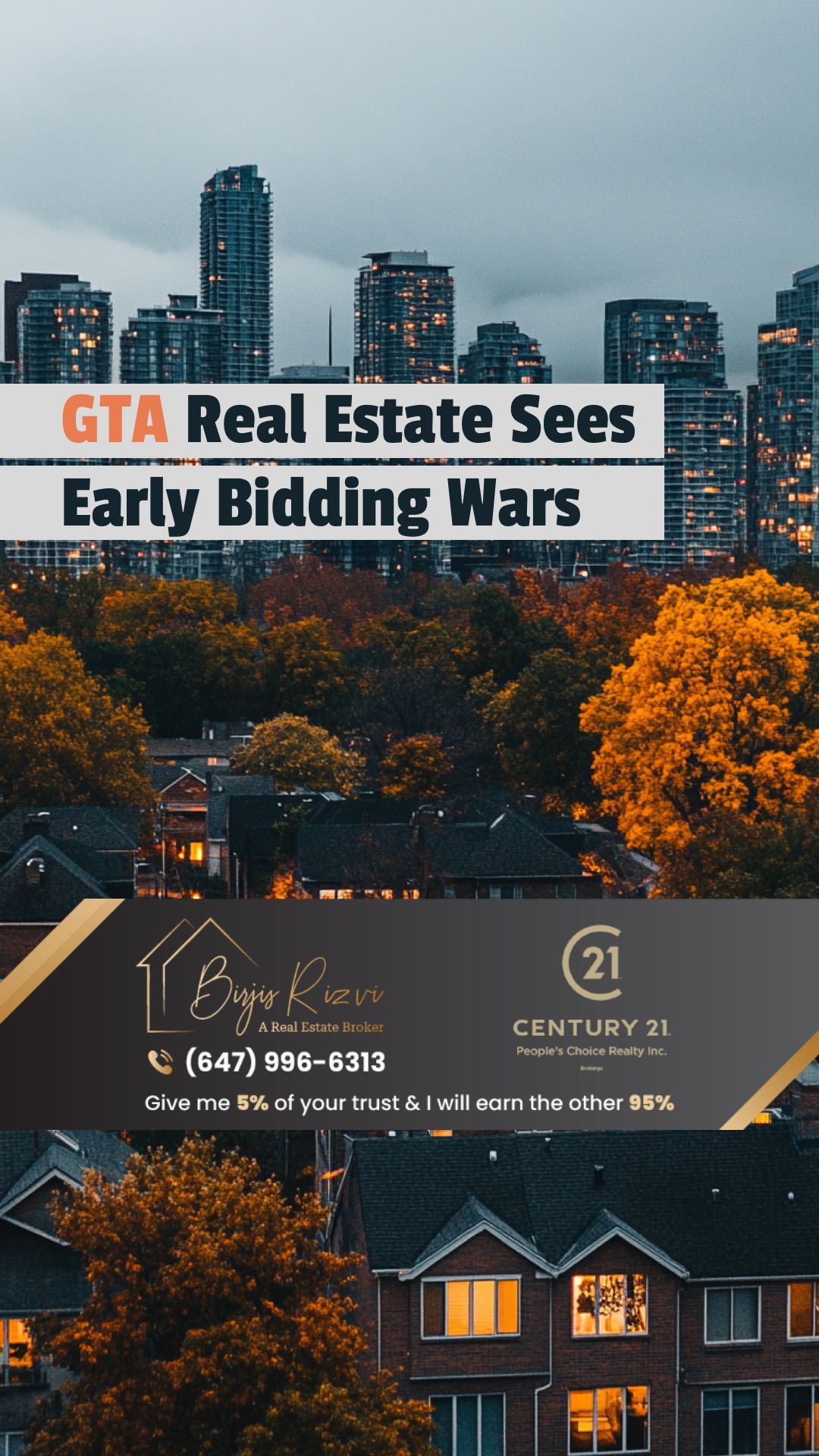 GTA Real Estate Sees Early Bidding Wars
