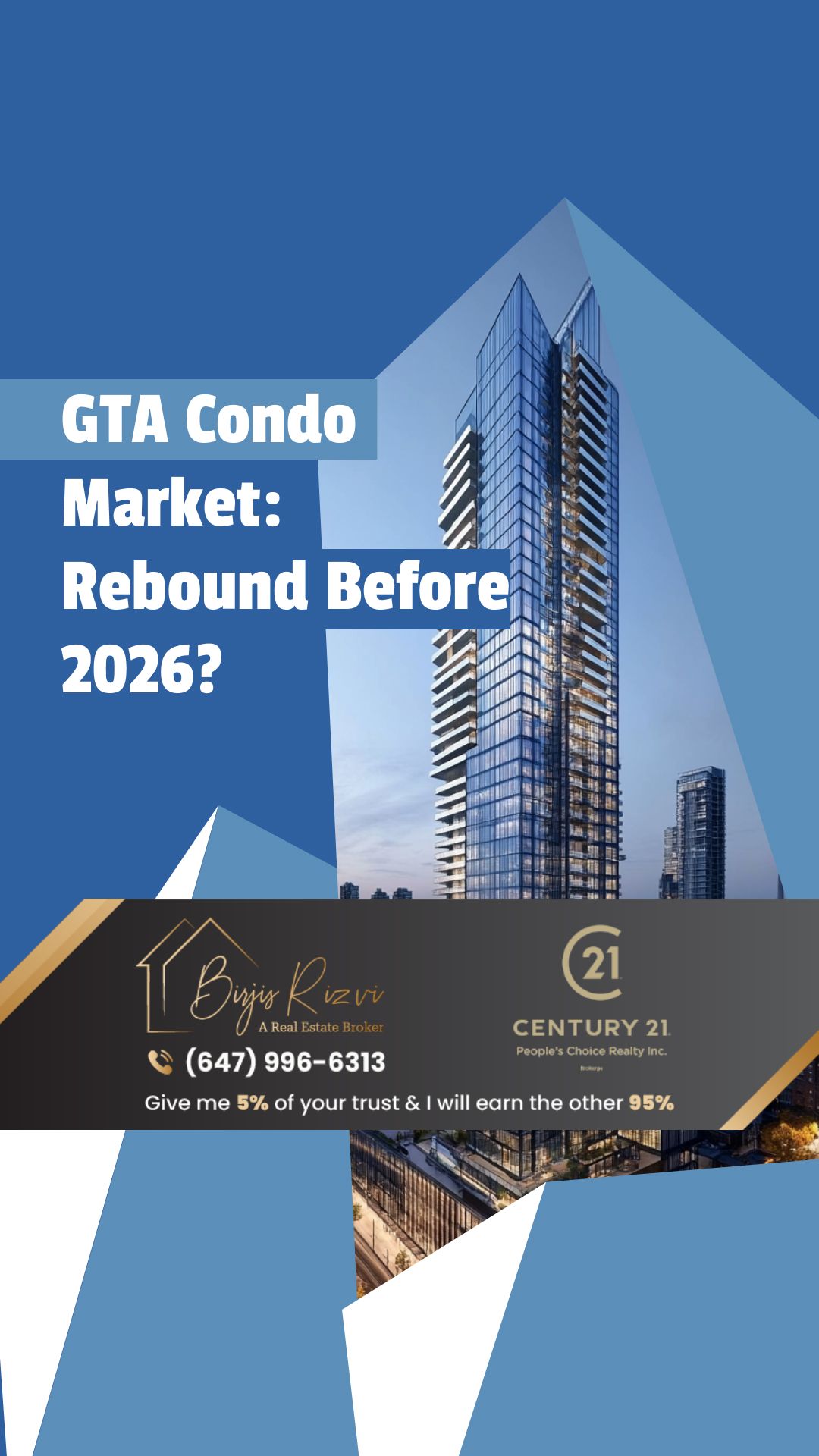 Will GTA Condo Markets Rebound Before 2026?