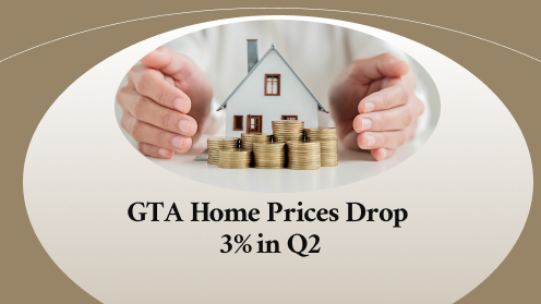 GTA Home Prices Drop 3% in Q2: Sales Gain?